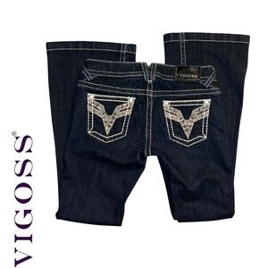 Vigoss Women's Indigo Boot Cut Jeans